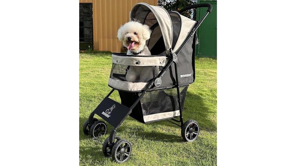 foldable pet stroller designed