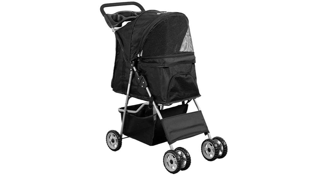 foldable pet stroller vivo