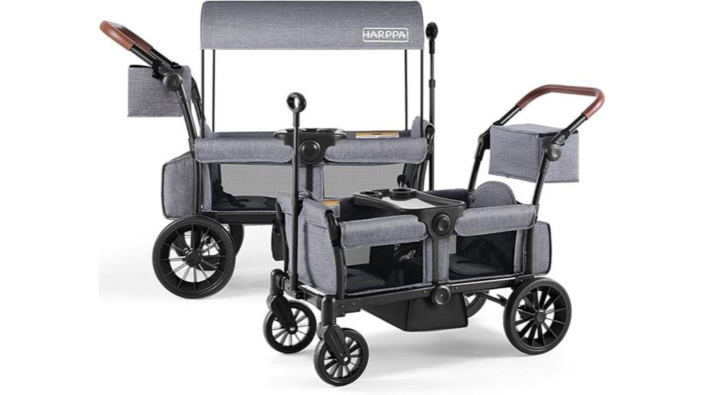 foldable stroller for two