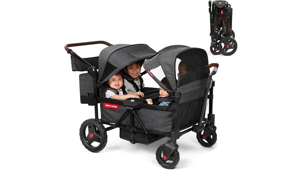 gray baby stroller wagon