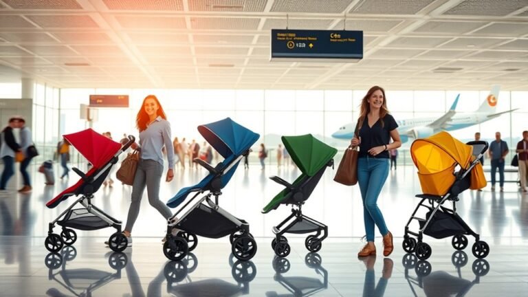 lightweight airplane travel strollers