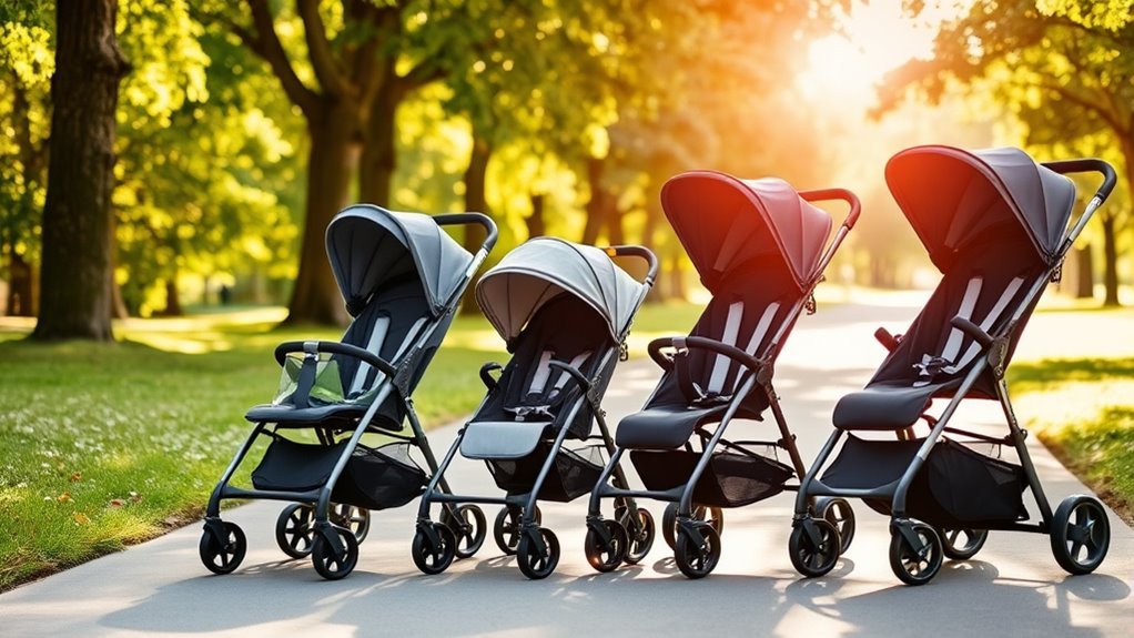 lightweight comfortable compact strollers