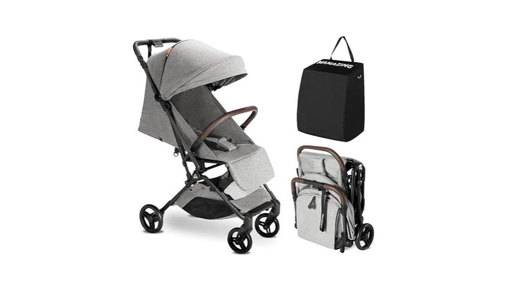lightweight compact travel stroller