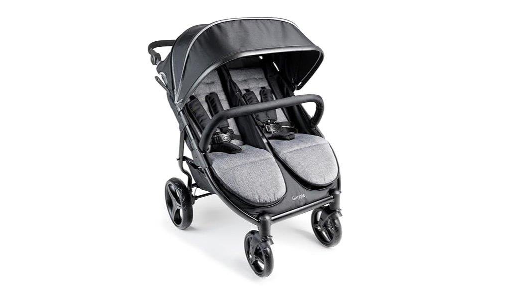lightweight double stroller design