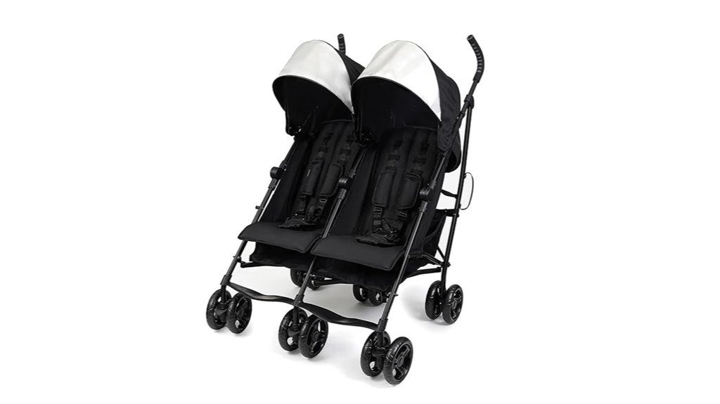 lightweight double stroller design