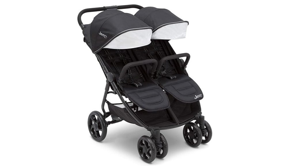 lightweight double stroller model