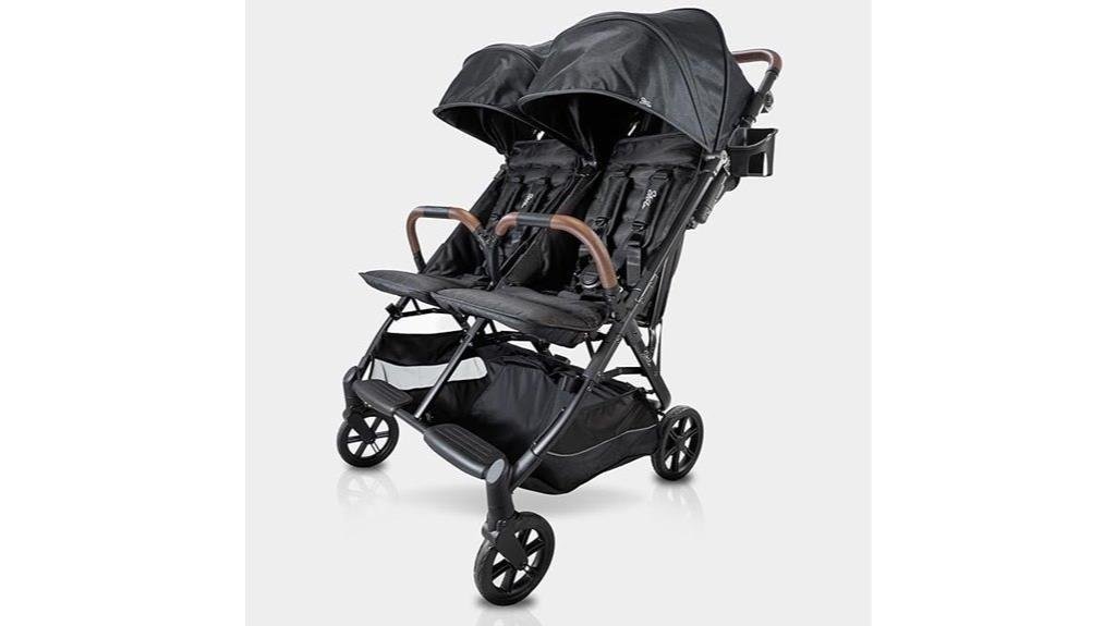 lightweight double twin stroller