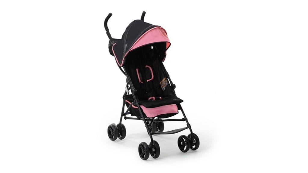 lightweight pink travel stroller