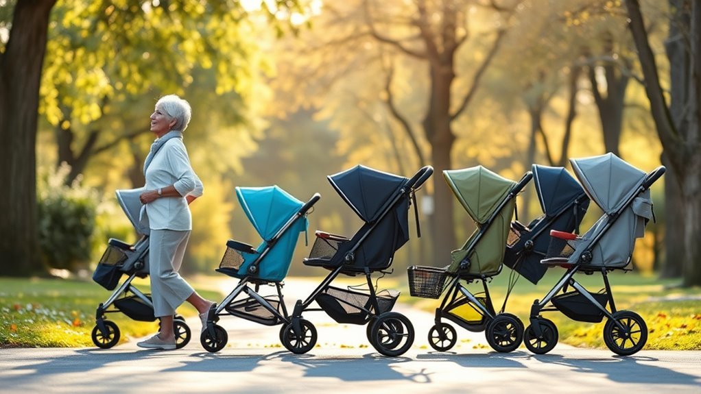 lightweight strollers for grandparents