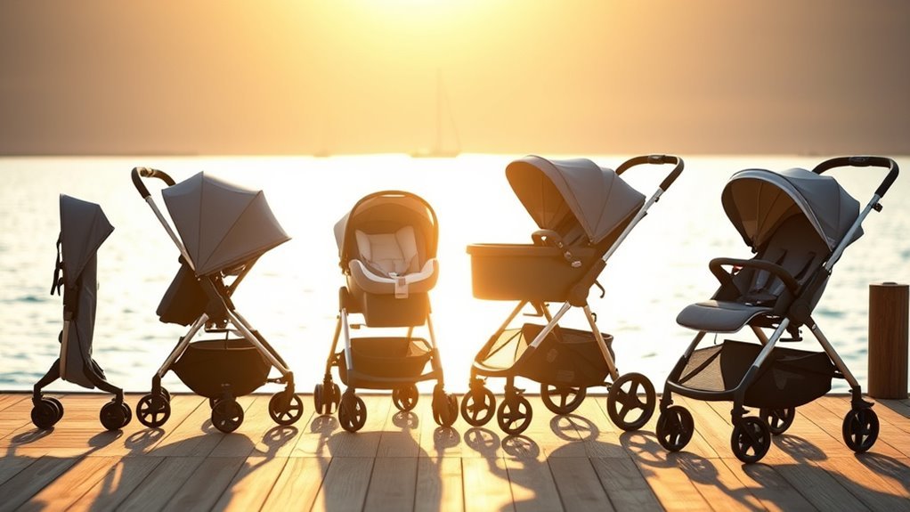 lightweight travel car seat strollers