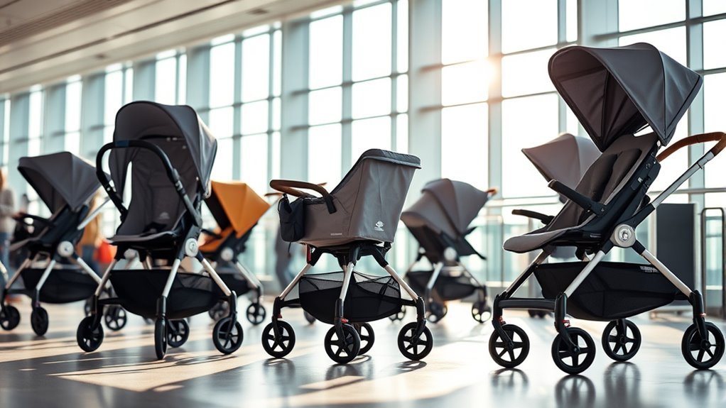 lightweight travel friendly strollers