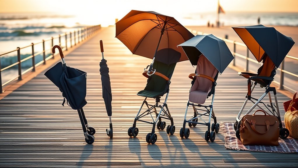 lightweight travel friendly strollers