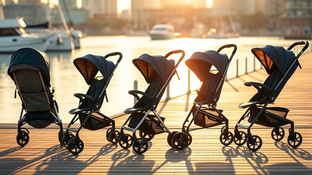 lightweight travel ready strollers