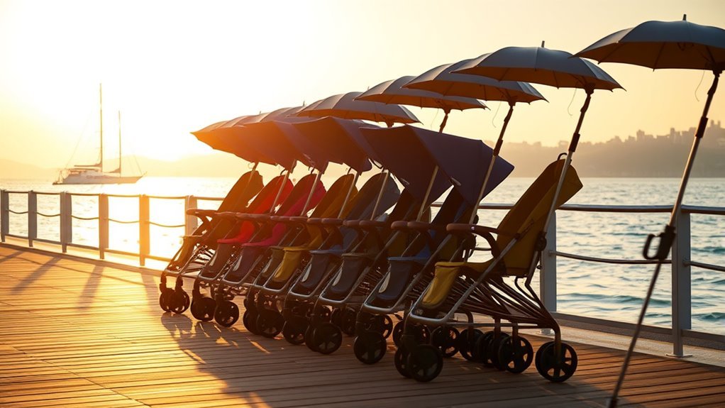 lightweight travel umbrella strollers