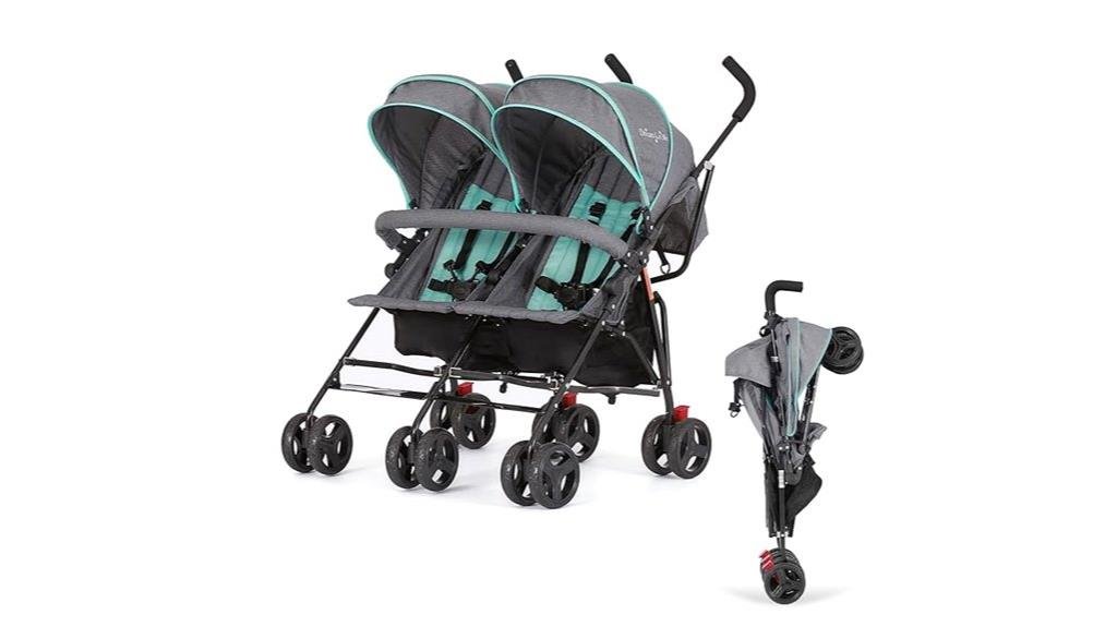 lightweight twin umbrella stroller