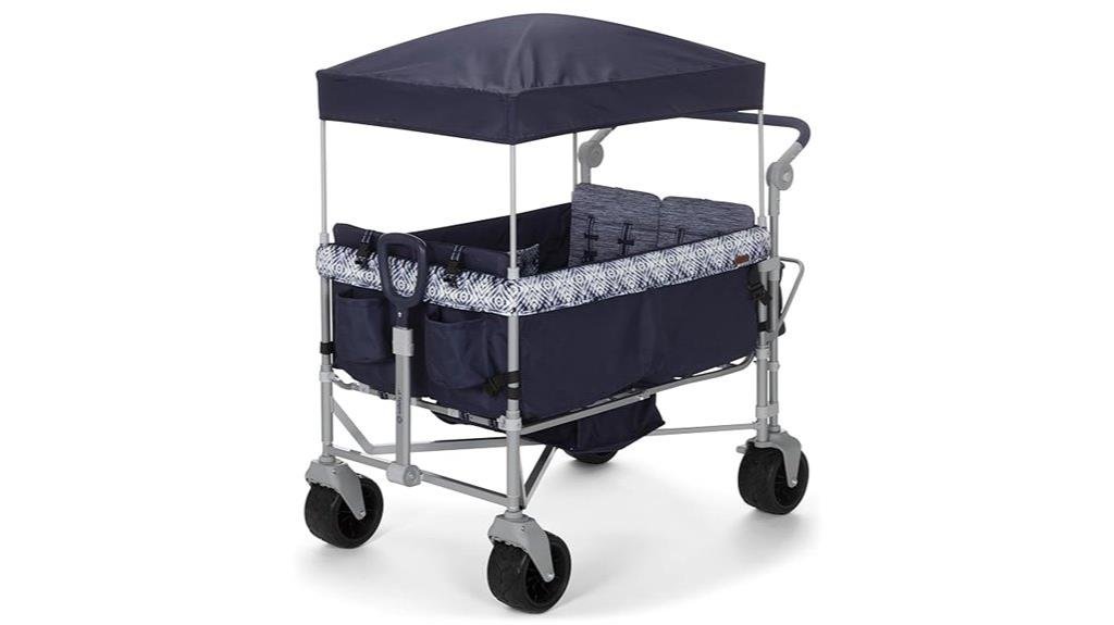 navy ink 4 seater stroller