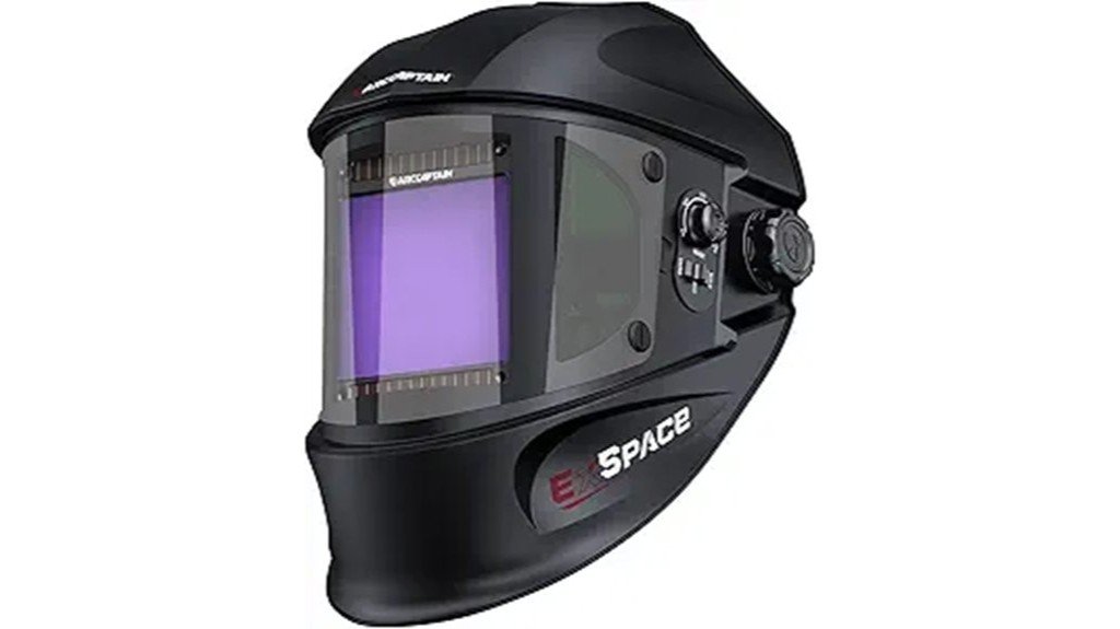 panoramic auto darkening helmet