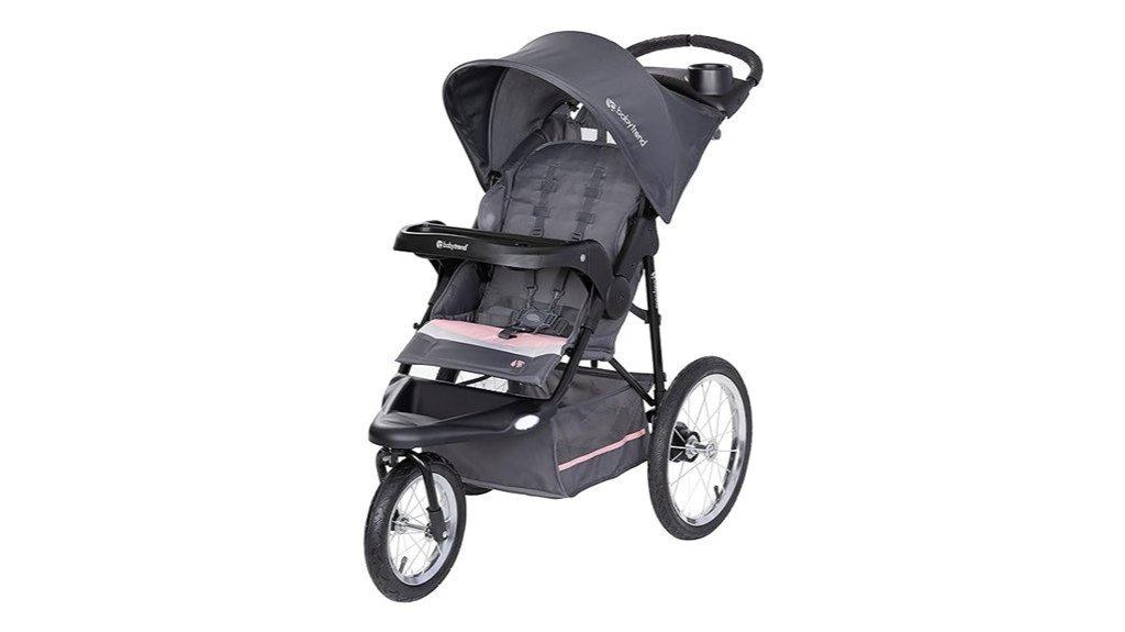 pink jogging stroller model
