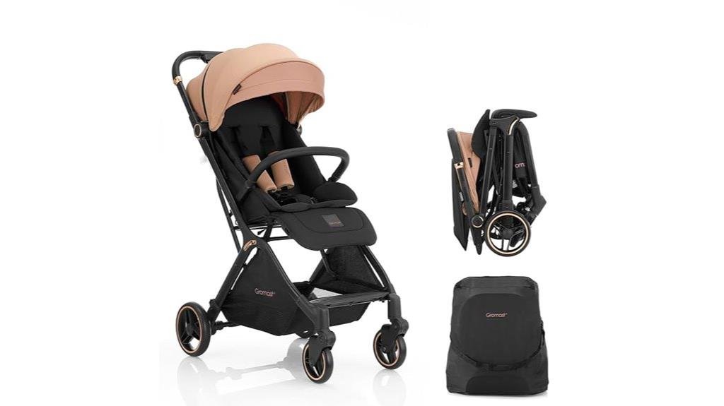 portable gravity folding stroller