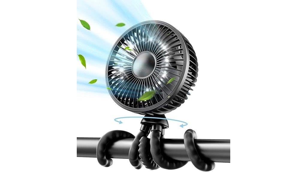 portable stroller fan accessory