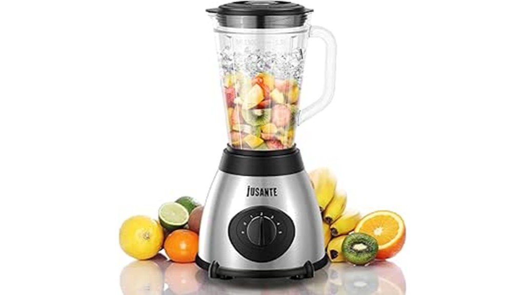 powerful glass smoothie blender