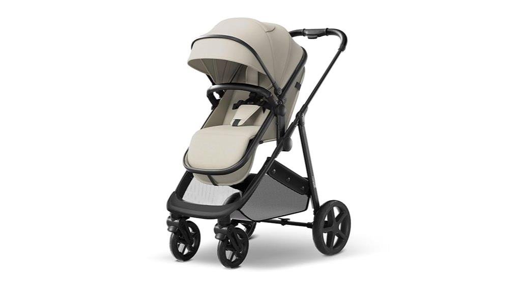 reversible stroller with bassinet