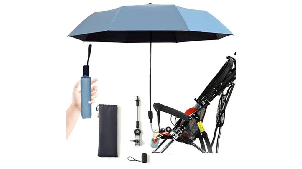 sky blue baby sunshade