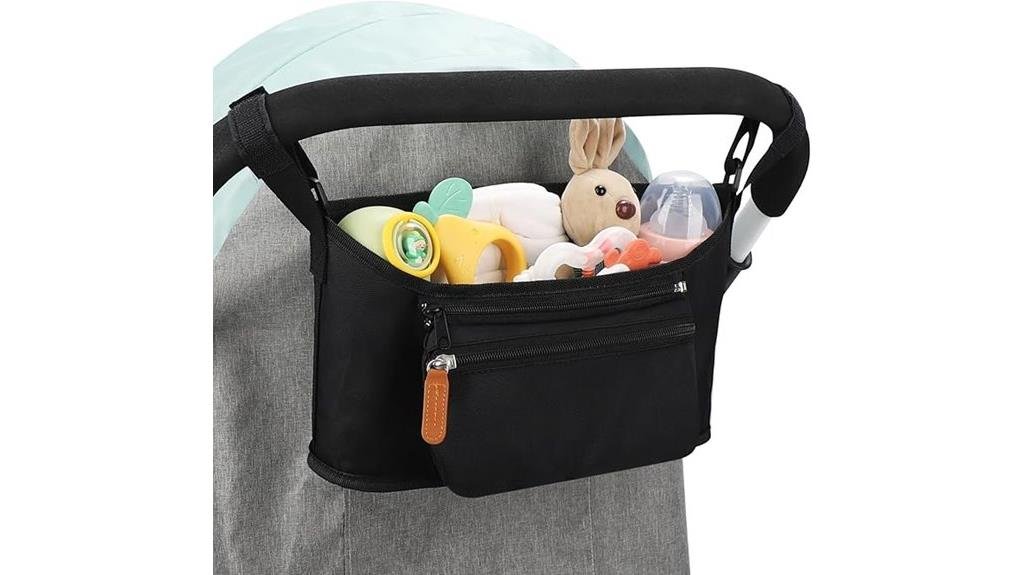 stroller organizer with phone bag