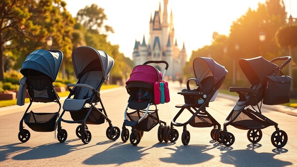 theme park ready strollers