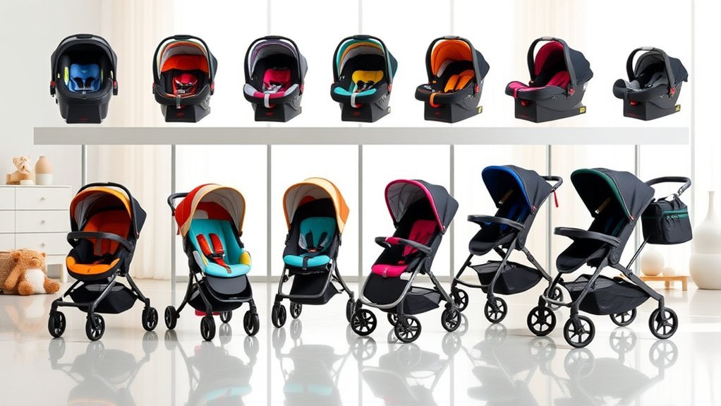 top car seat stroller combos