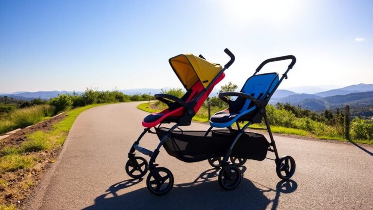 top double jogging strollers