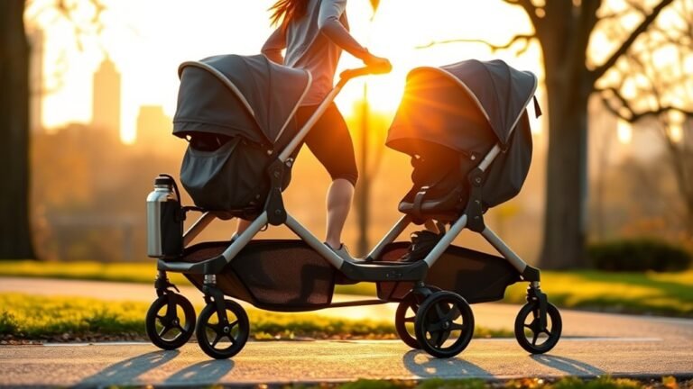 top double jogging strollers