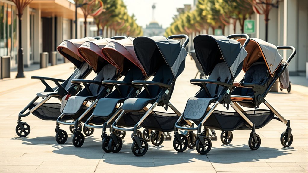 top rated side by side strollers