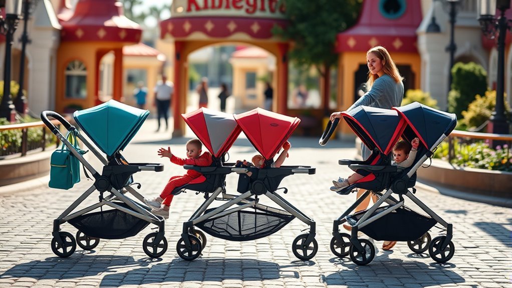 triple strollers for disney