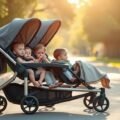 triple strollers for families