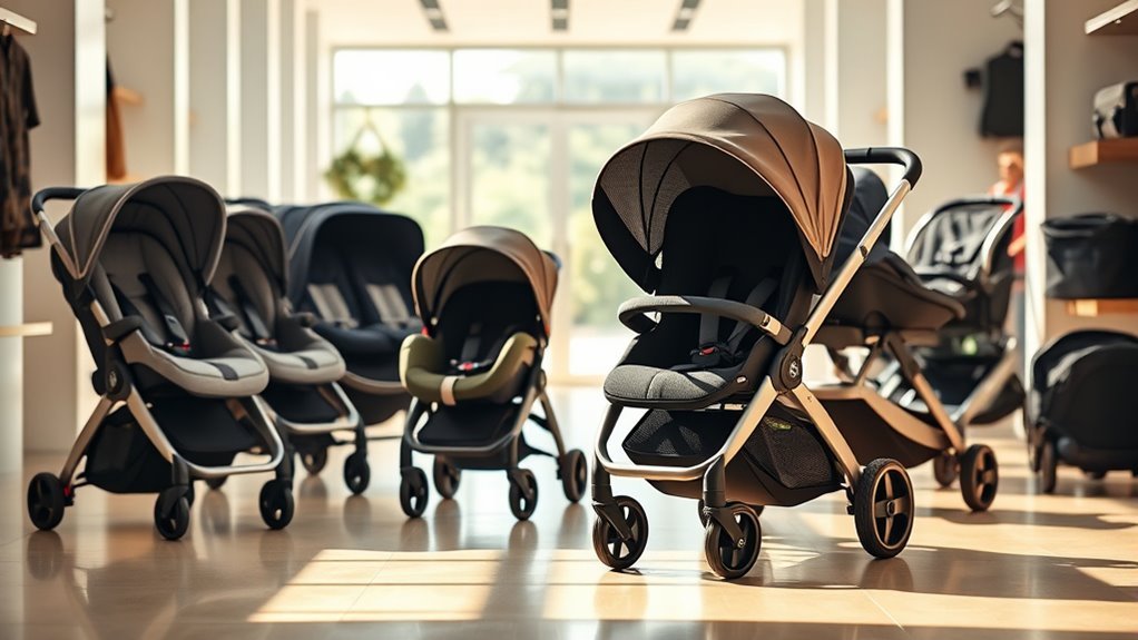 twin stroller car seat combos