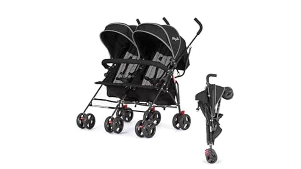 twin umbrella stroller design