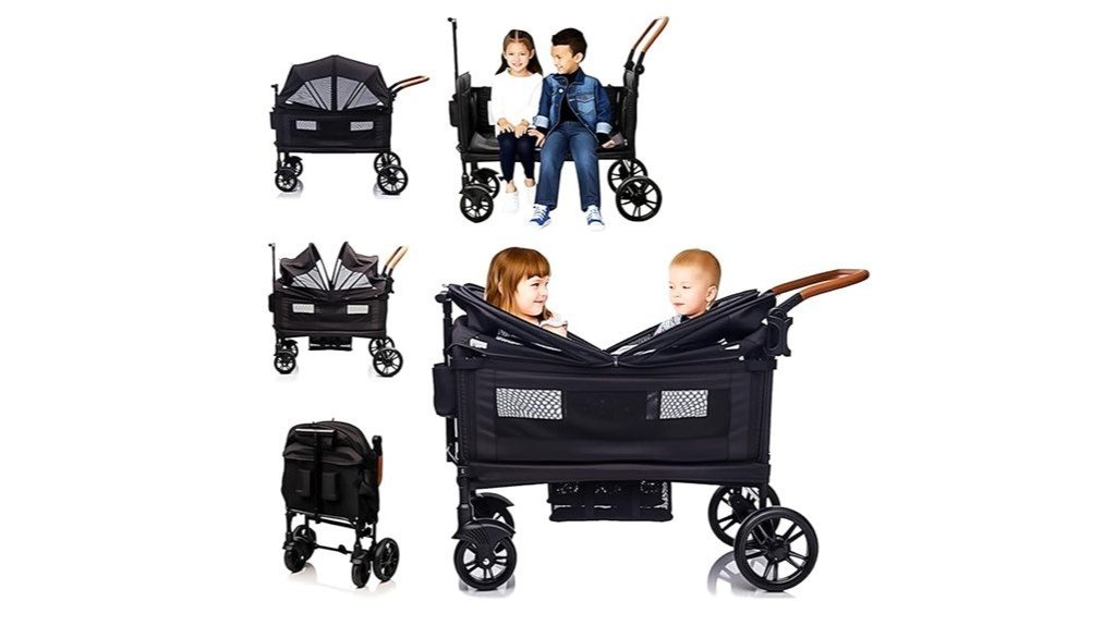 two kid cargo wagon stroller