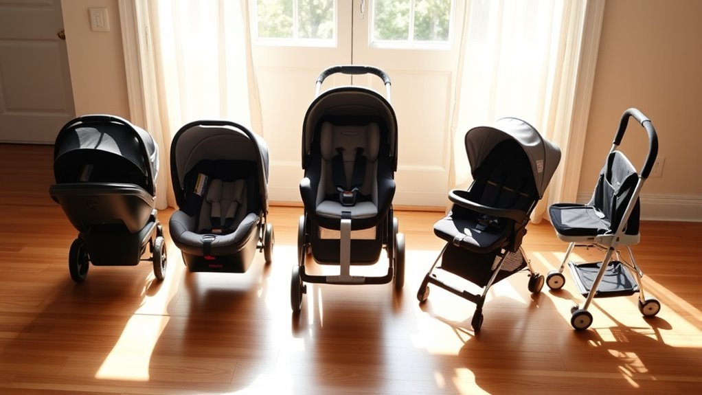 versatile car seat strollers