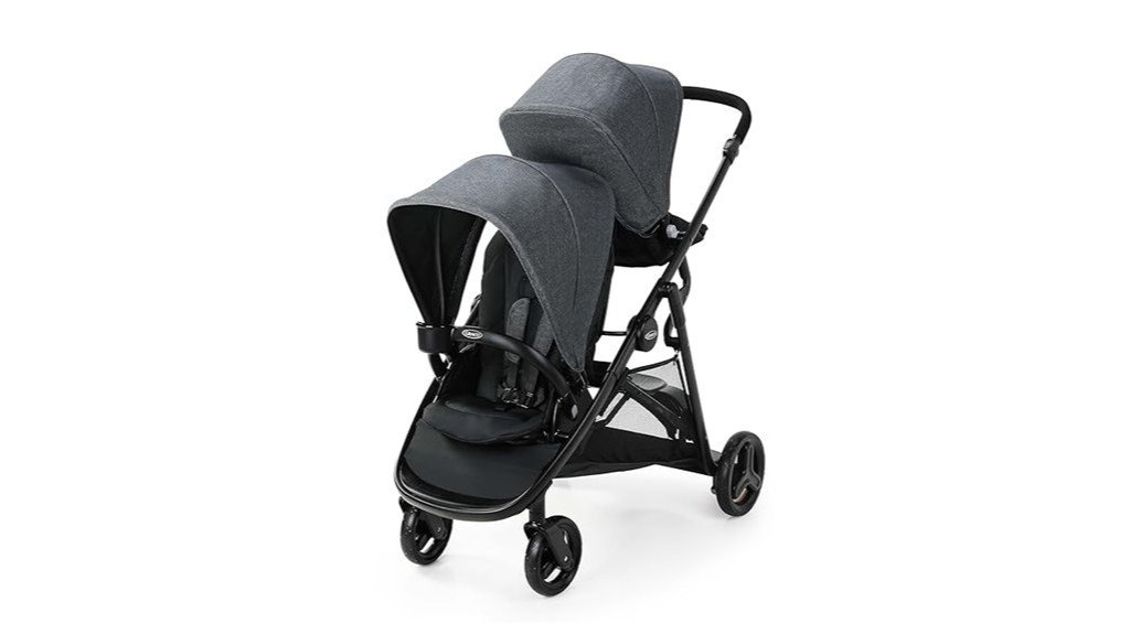 versatile double stroller design