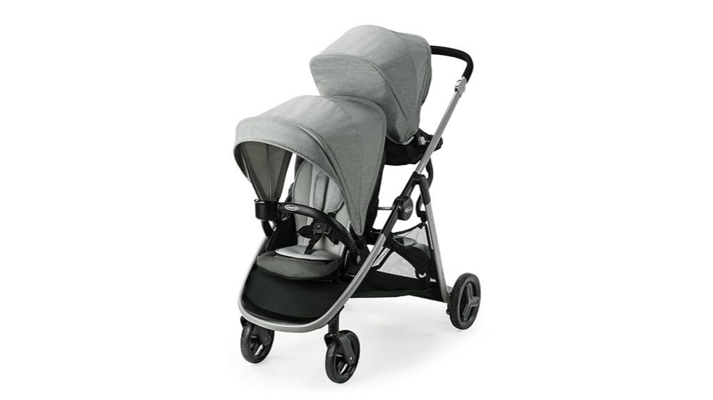 versatile double stroller system