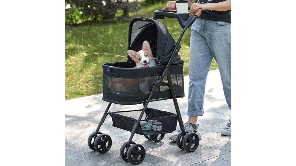 versatile pet stroller carrier