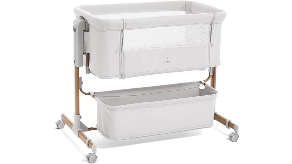 versatile rocking bassinet storage