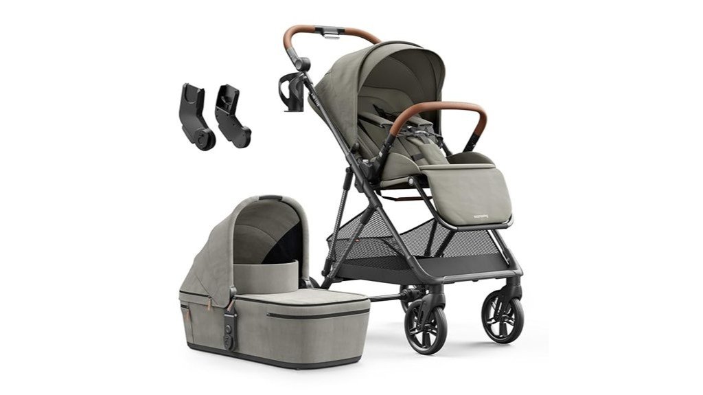 versatile stroller with accessories