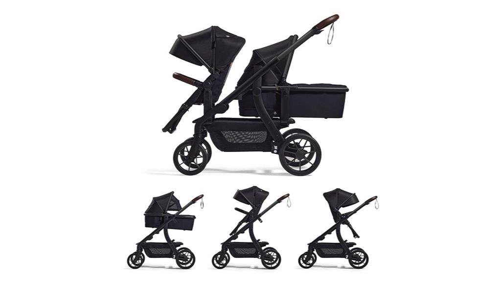 versatile stroller with configurations