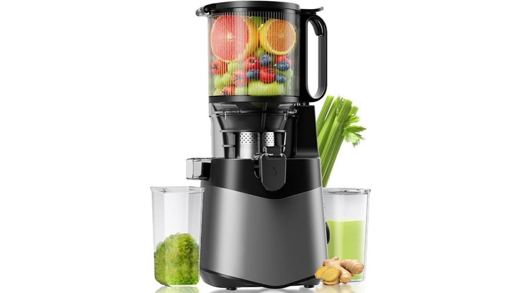 wide feed chute juicer
