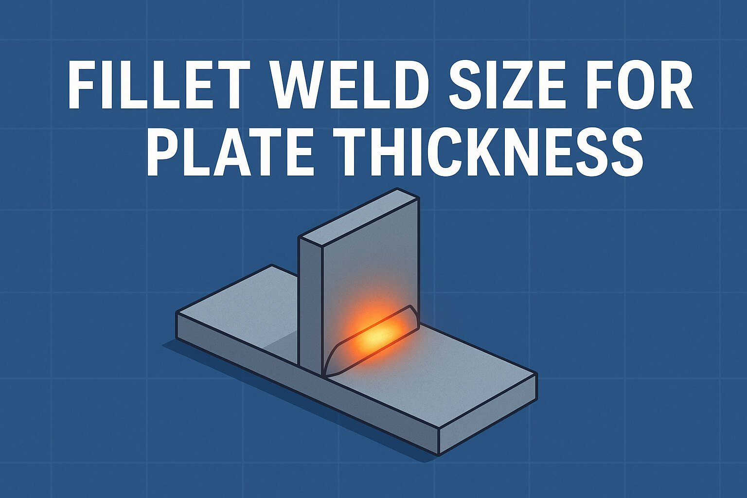 fillet weld size