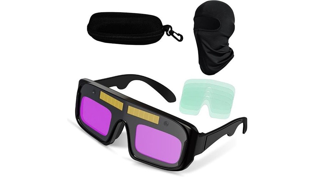auto darkening welding glasses