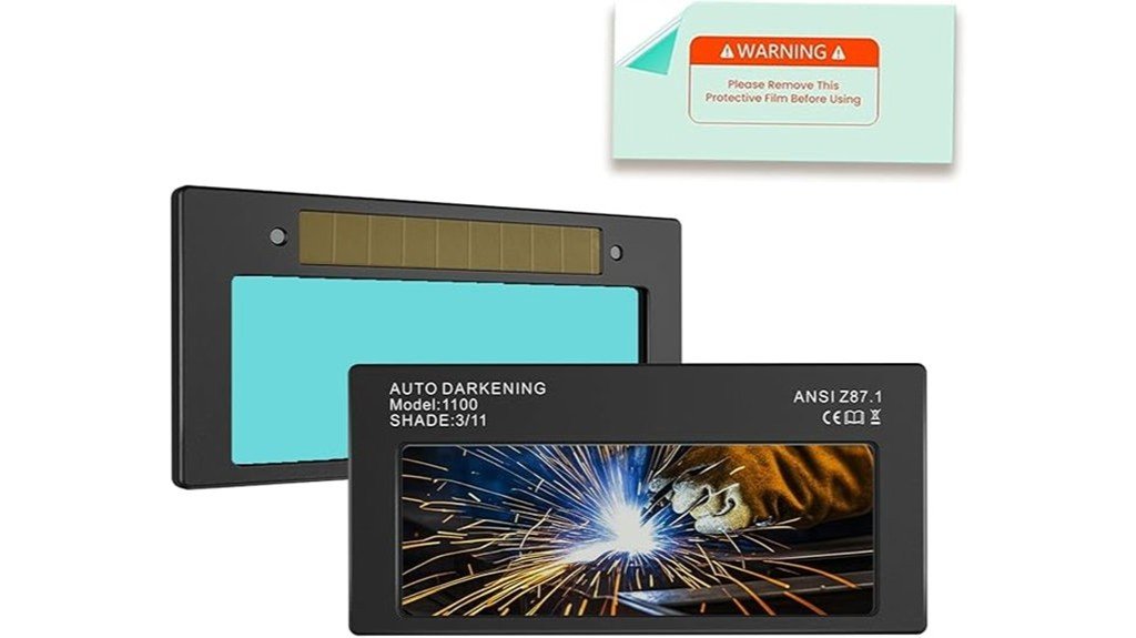 auto darkening welding lens