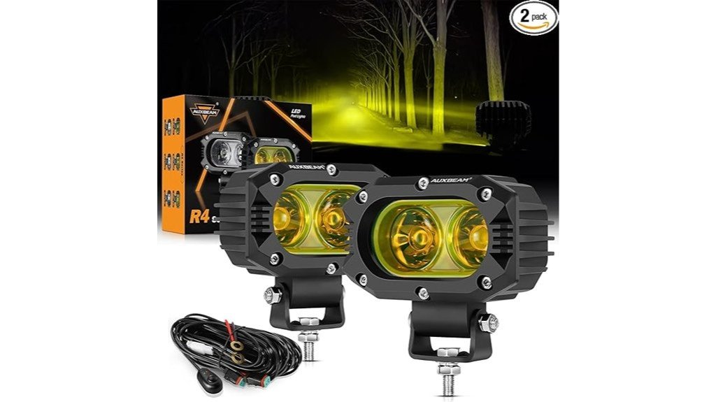 auxbeam amber fog lights